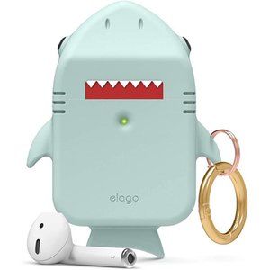 elago Shark AirPods Case for AirPods 1 & 2 (Baby Mint)